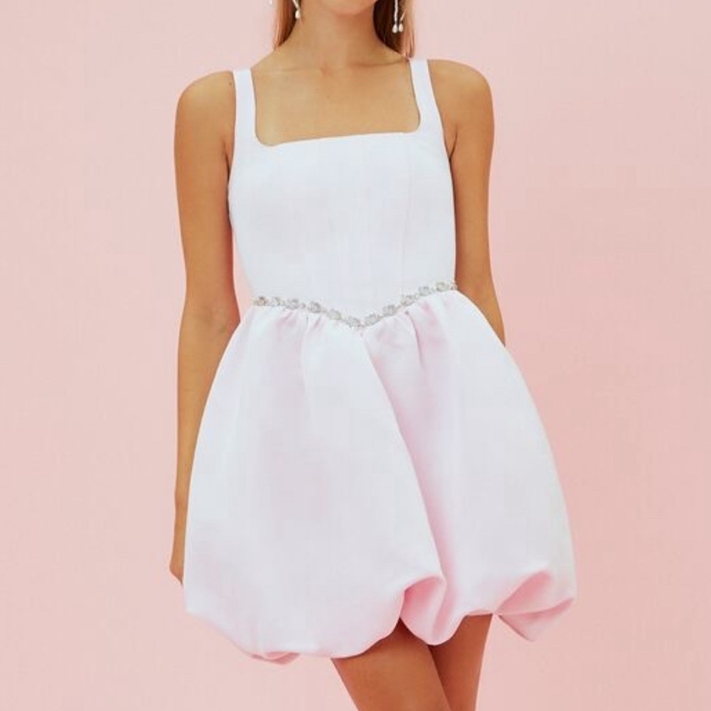 Hello kitty Bubble hem pink dress forever21